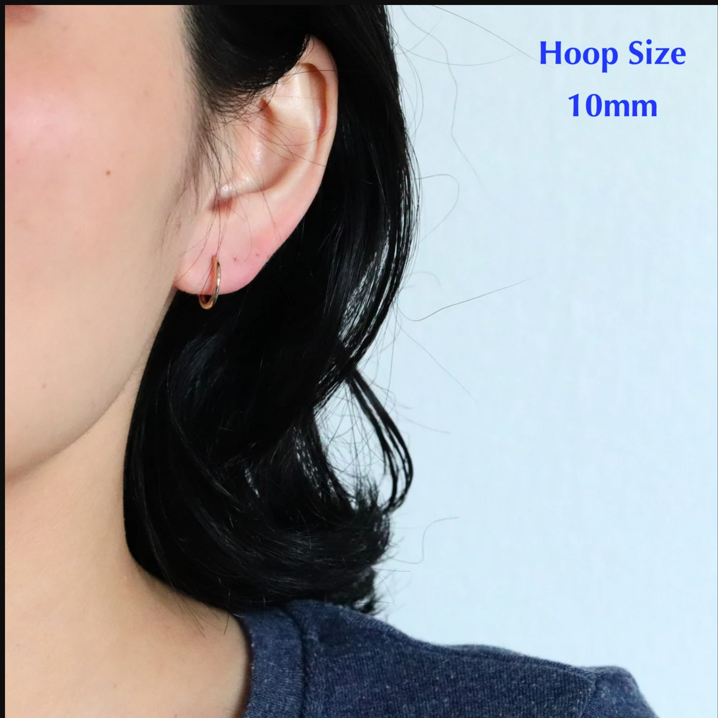 18k gold hoop earrings men's