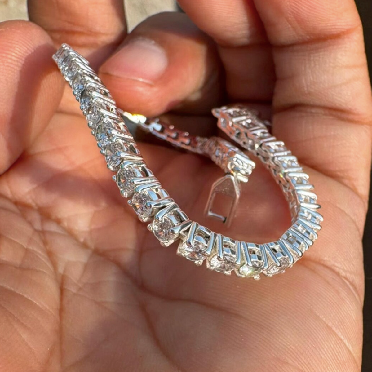 925 Silver Tennis Bracelet 