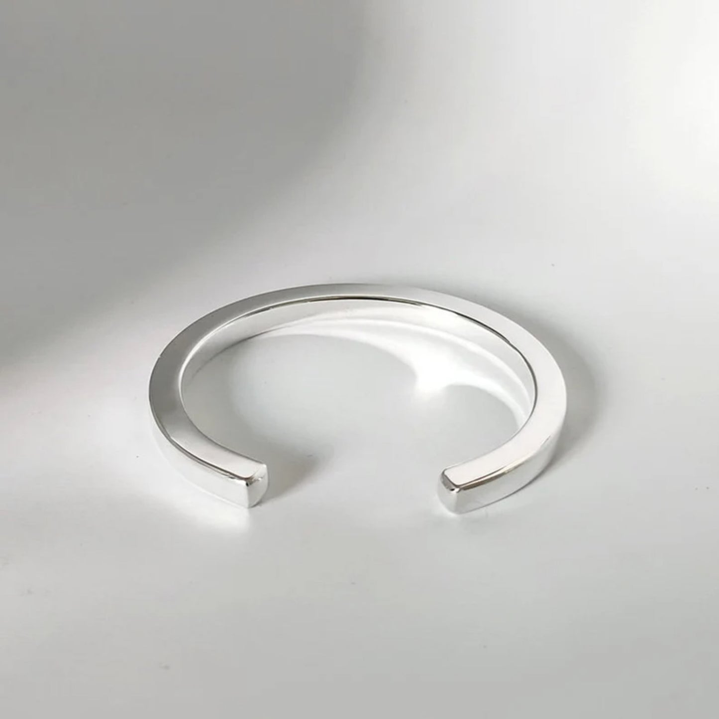 Thick Solid Fine Silver Cuff Bracelet