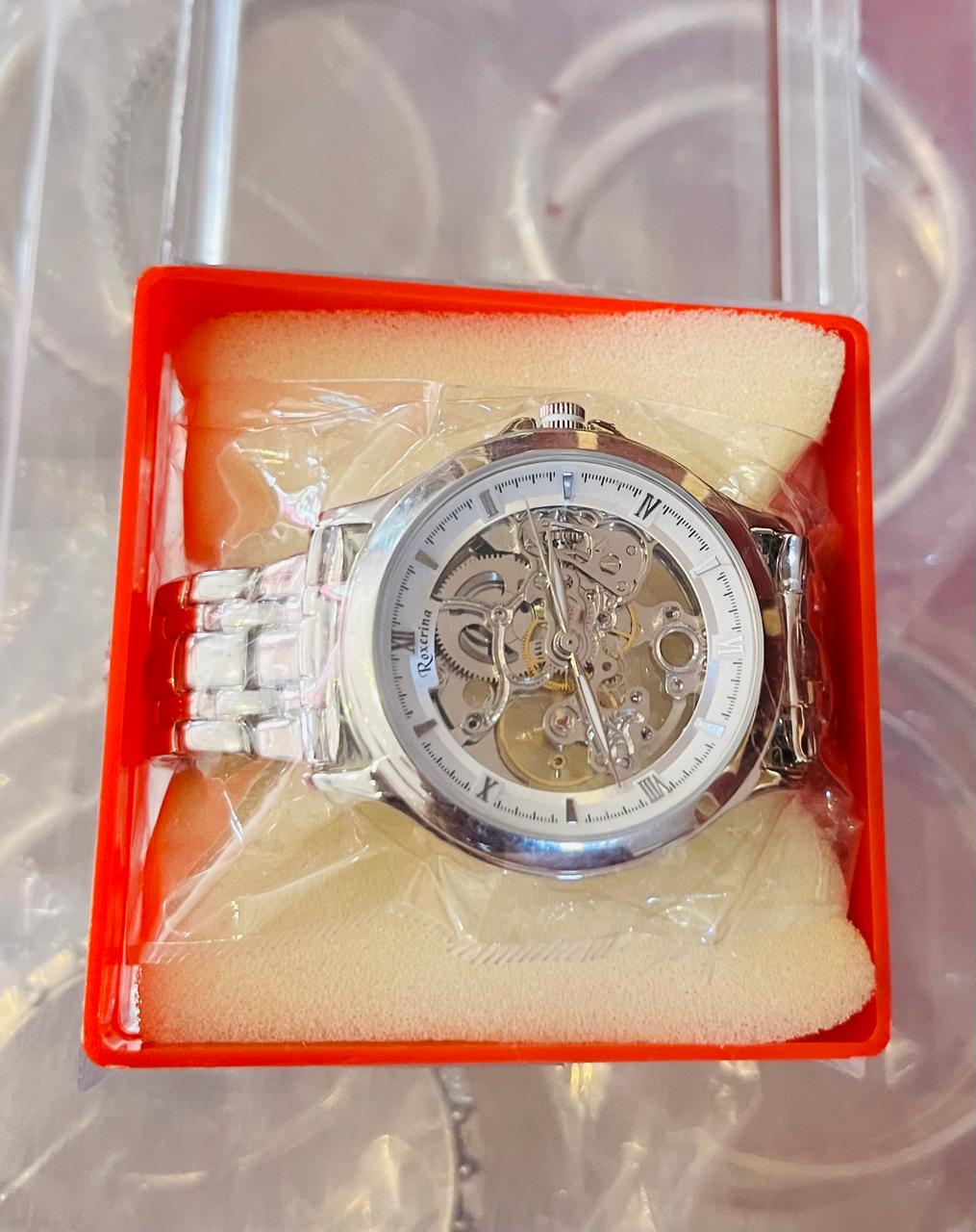 C073X Men's Watch 925 Sterling Silver Wrist Watch with Genève Watch 8.5 Graduate