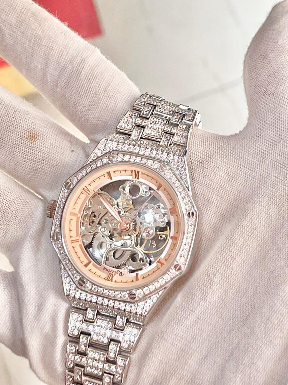 Real 925 Sterling Silver Watch Gift For Him -Men's Solid Silver Watch