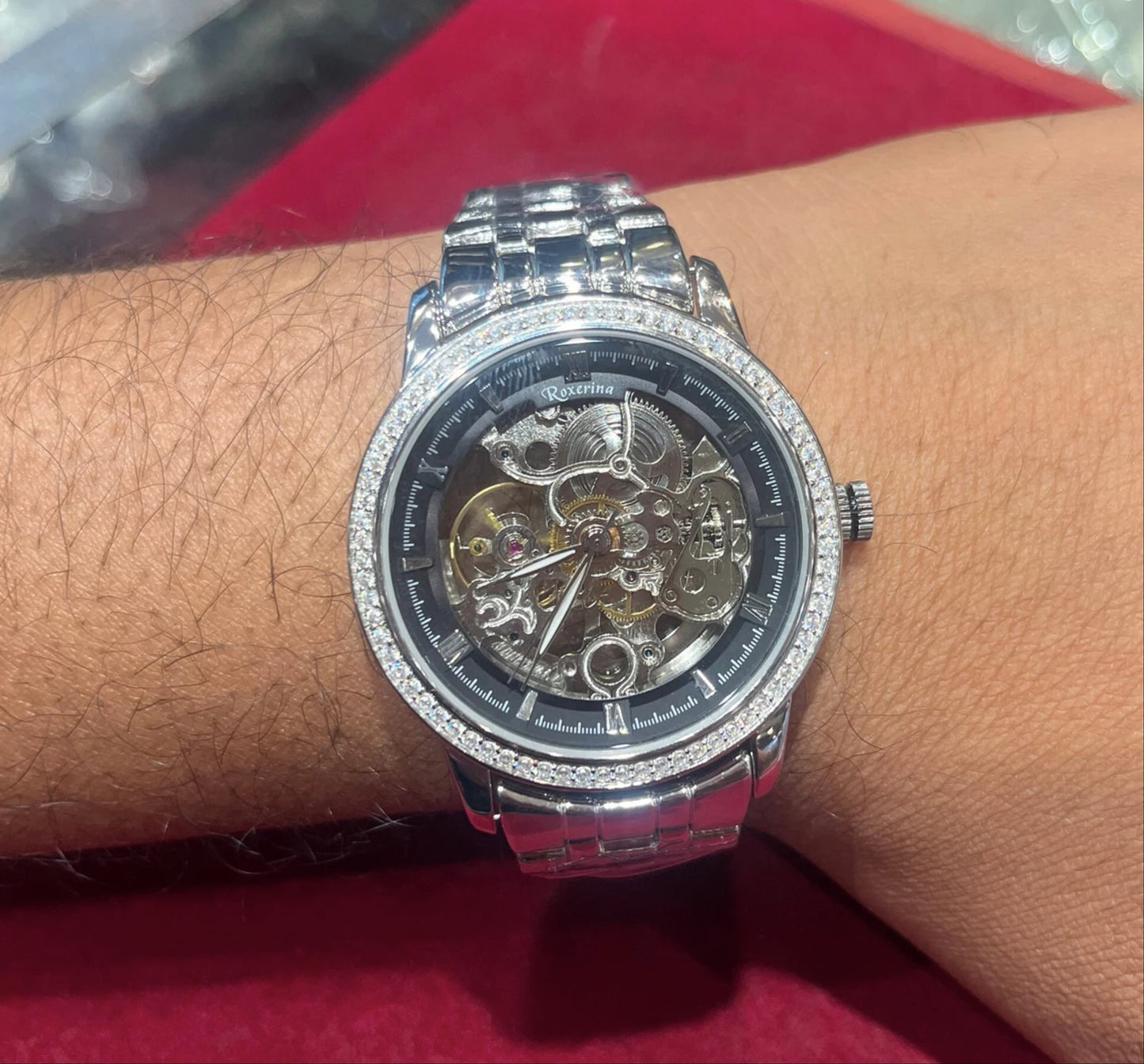 Pure 925 Silver Watch For Mens