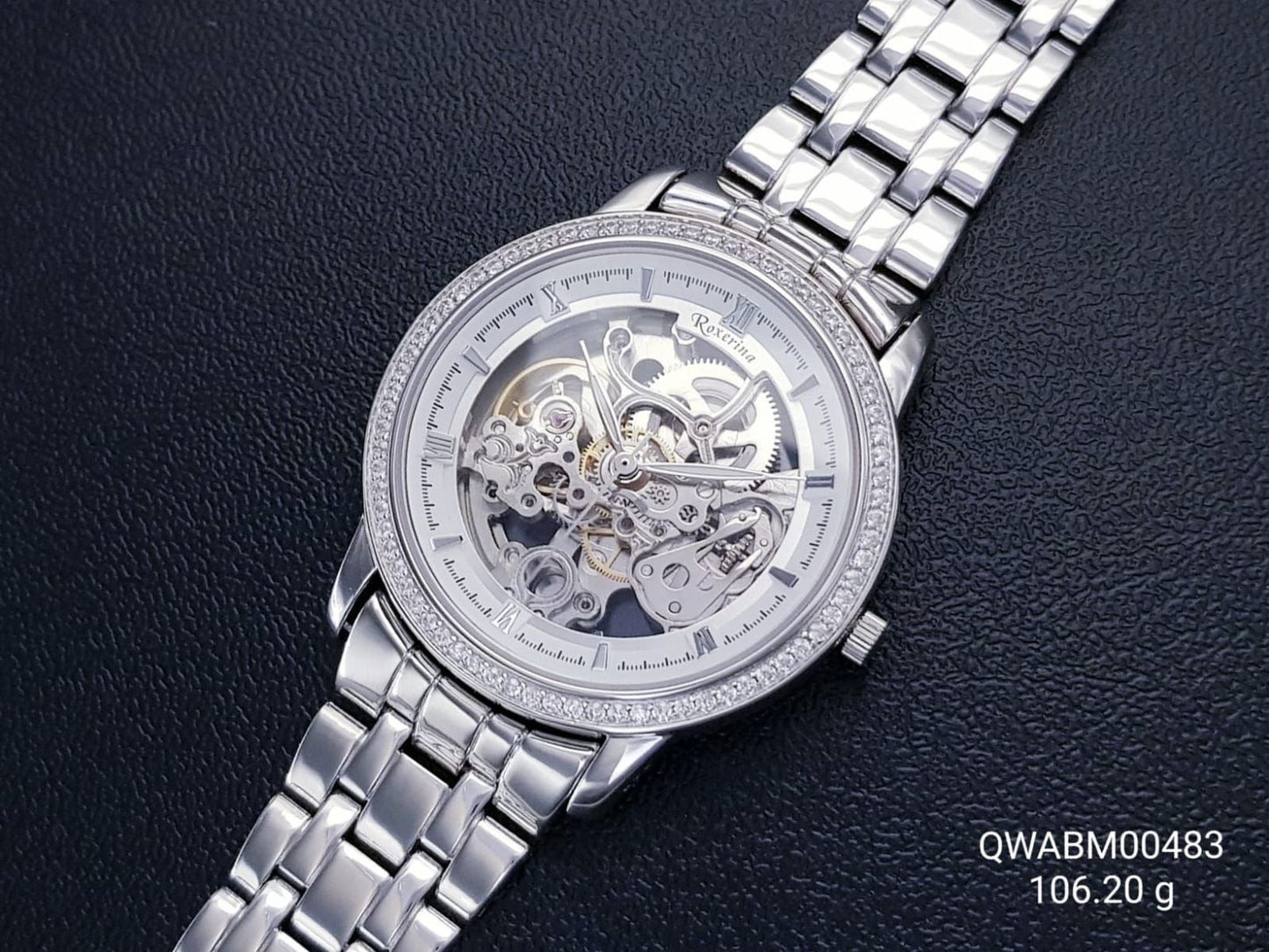 C073X Men's Watch 925 Sterling Silver Wrist Watch with Genève Watch 8.5 Graduate