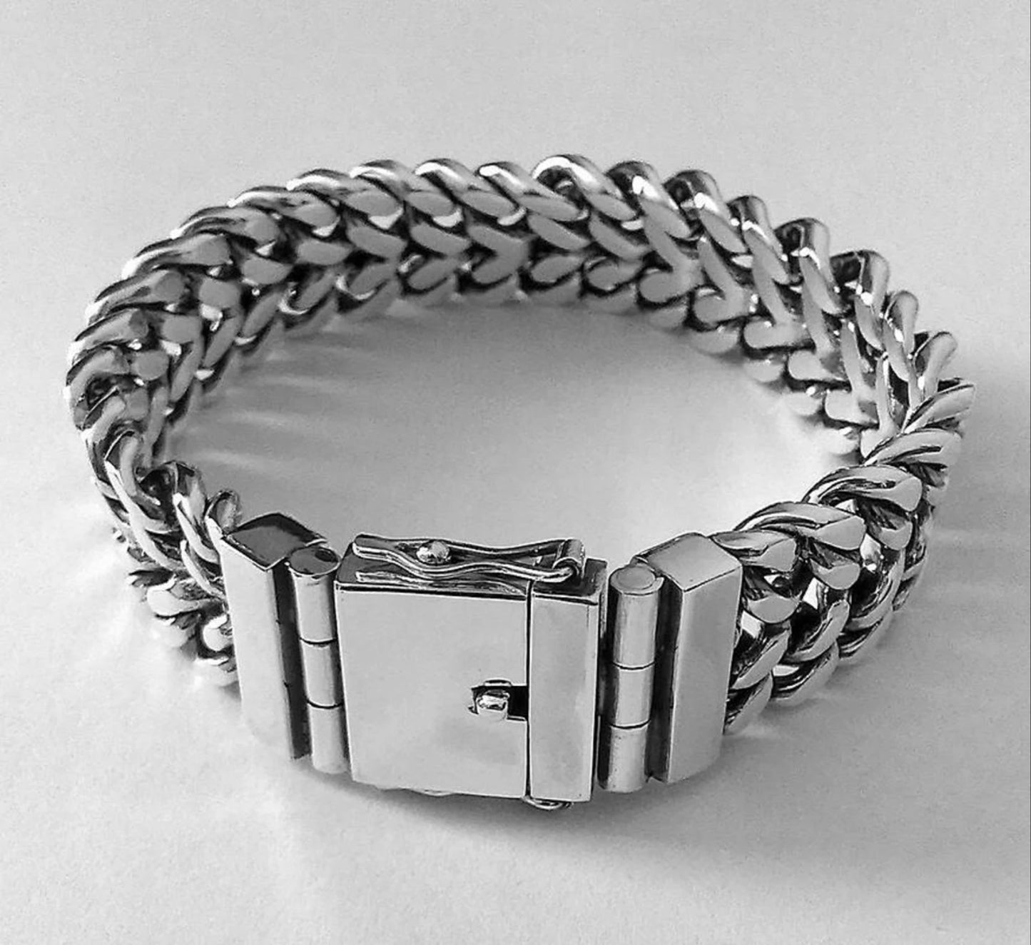 V-Gliederarmband Herren 925 Silber 